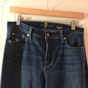 7 For all mankind navy bootcut jeans
